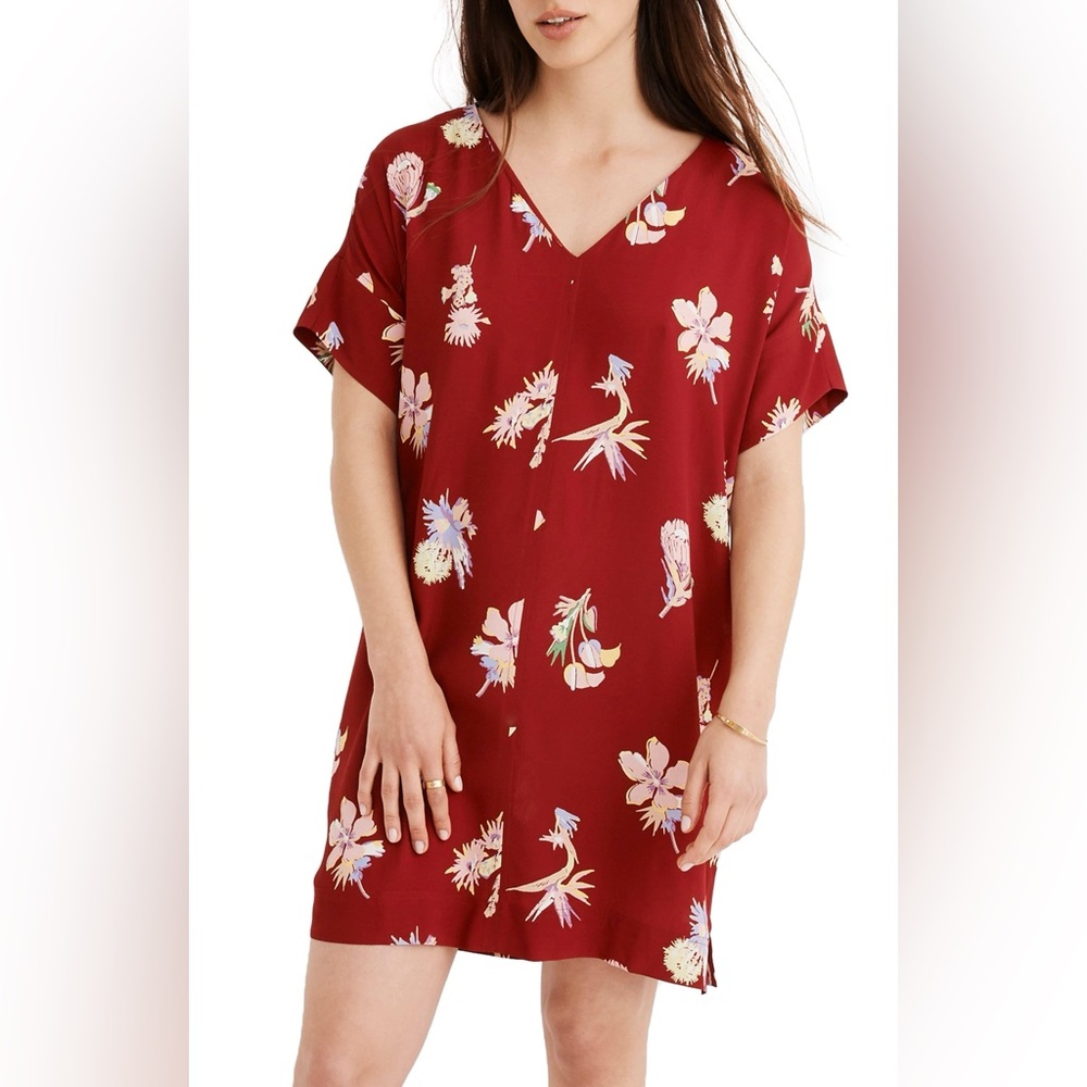 Madewell Novel Dress in Bird of Paradise